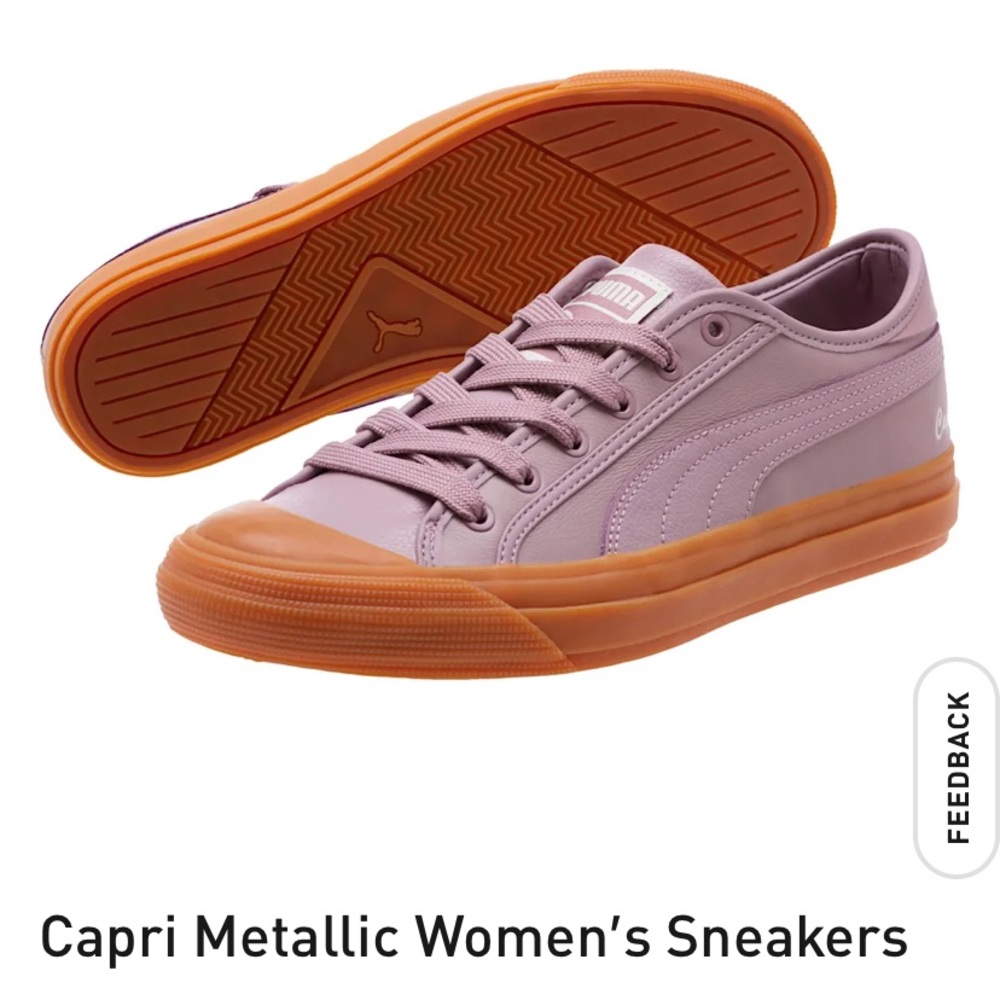 Purple w/ Gum bottom puma Capri